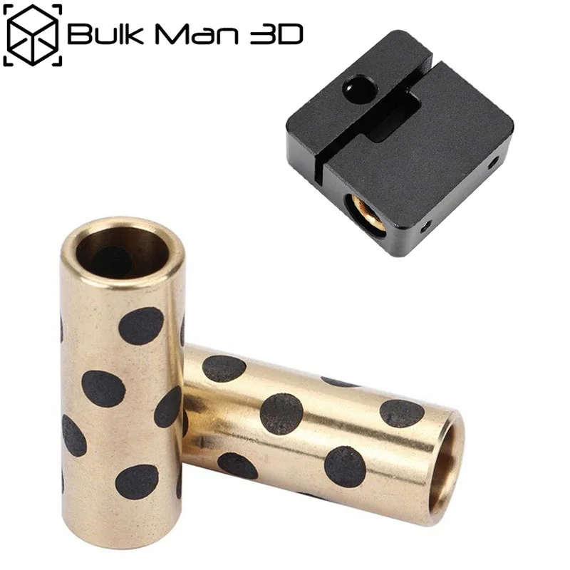 4pcs Inner Diameter 8mm Copper Copper Graphite Self Lubricating Bearing for 3D Printer CNC Router
4pcs Inner Diameter 8mm Copper Copper Graphite Self Lubricating Bearing for 3D Printer CNC Router