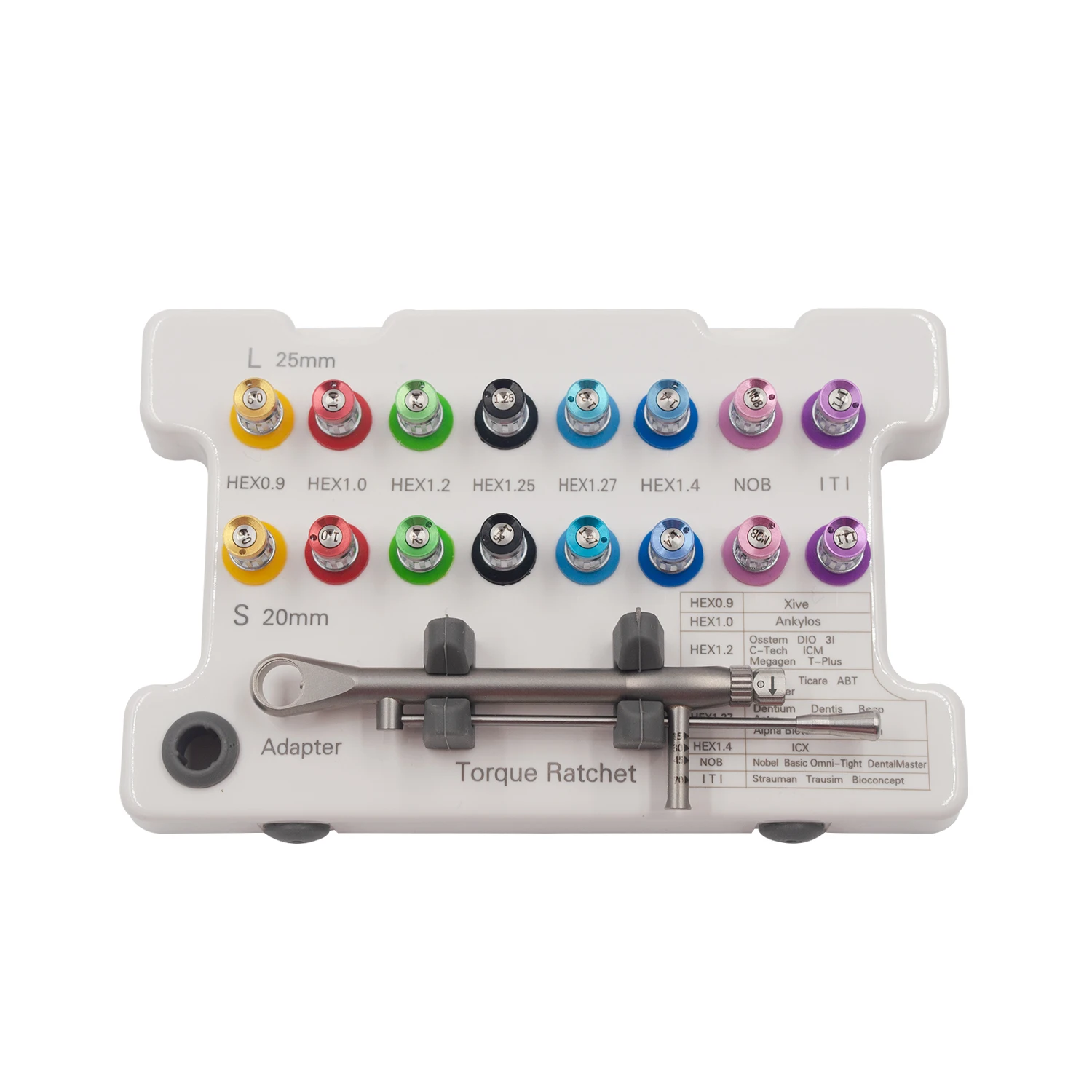 Dental Implant Torque Wrench Screwdriver Prosthetic Kit 10-70NCM Ratchet Drivers Dentistry Implant Repair Tools
Dental Implant Torque Wrench Screwdriver Prosthetic Kit 10-70NCM Ratchet Drivers Dentistry Implant Repair Tools