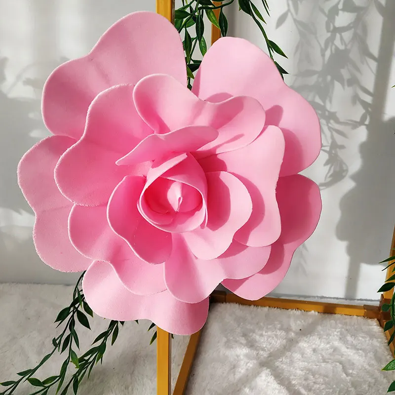

DIY PE цветы Пена большая роза свадебный цветок стены декор Детская стена Декор цветок искусственная свадьба