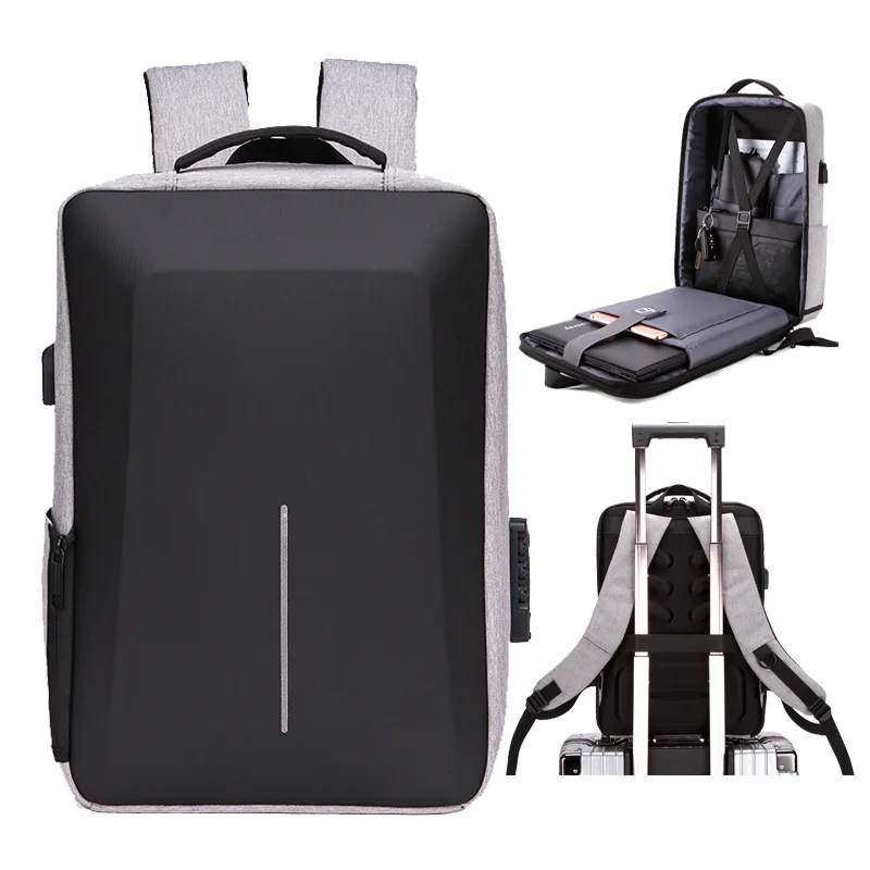 Black Hard Shell Bag Leisure Commuting Waterproof Lightweight Business Backpack Men's Backpack Anti-theft Lock Computer Bag
Black Hard Shell Bag Leisure Commuting Waterproof Lightweight Business Backpack Men's Backpack Anti-theft Lock Computer Bag
