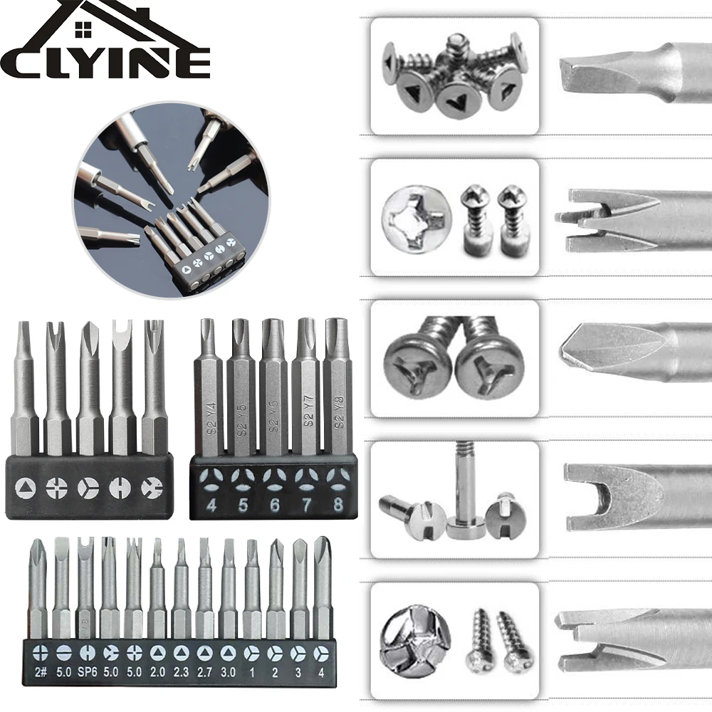 Special Triangular Screwdriver Set 50mm U-shaped Y-Type Triangle Inner Cross Three Points Screwdriver Bit Tools For Electrician
Special Triangular Screwdriver Set 50mm U-shaped Y-Type Triangle Inner Cross Three Points Screwdriver Bit Tools For Electrician