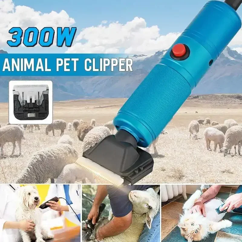300W Electric Sheep Hair Clipper Pet Shearing Kit Shear Wool Cut Goat Hair Scissors Pet Animal Shearing Supplies Cut Machine
300W Electric Sheep Hair Clipper Pet Shearing Kit Shear Wool Cut Goat Hair Scissors Pet Animal Shearing Supplies Cut Machine