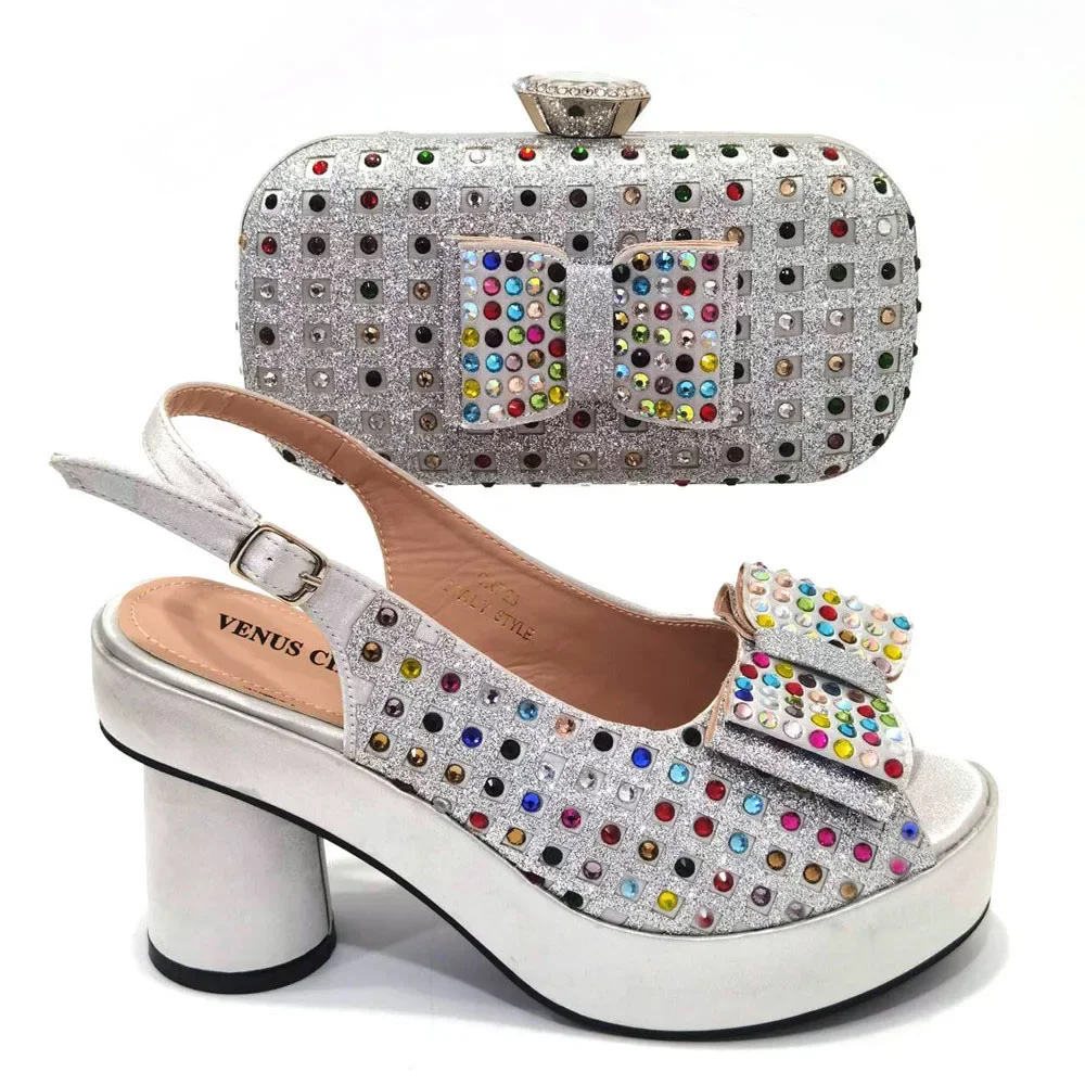 Fashion Coffee Party High Heels and Bag Matching Set Wedding Birthday Party Platform Sandals with Wallet Italian Shoes Bags Set
Fashion Coffee Party High Heels and Bag Matching Set Wedding Birthday Party Platform Sandals with Wallet Italian Shoes Bags Set