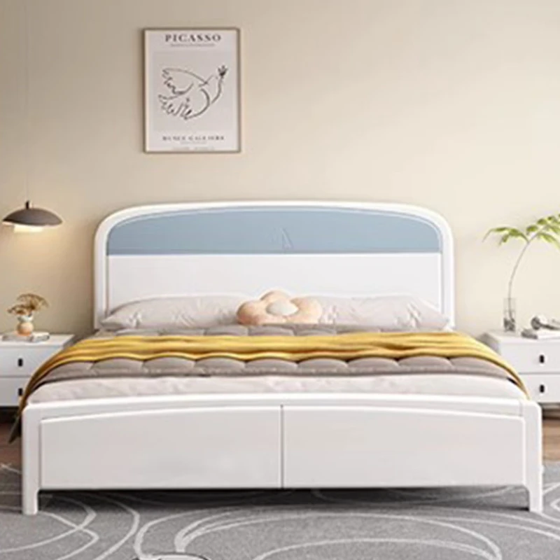 Modern Aesthetic Luxury Double Bed Whitr High End King Size Frame Double Bed Modular Sleeping Cama De Casal Bedroom Furniture
Modern Aesthetic Luxury Double Bed Whitr High End King Size Frame Double Bed Modular Sleeping Cama De Casal Bedroom Furniture