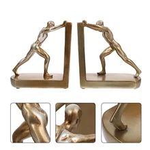 2Pcs Decorative Resin Bookends Home Study Adornments Housewarming Gifts (Golden)
2Pcs Decorative Resin Bookends Home Study Adornments Housewarming Gifts (Golden)