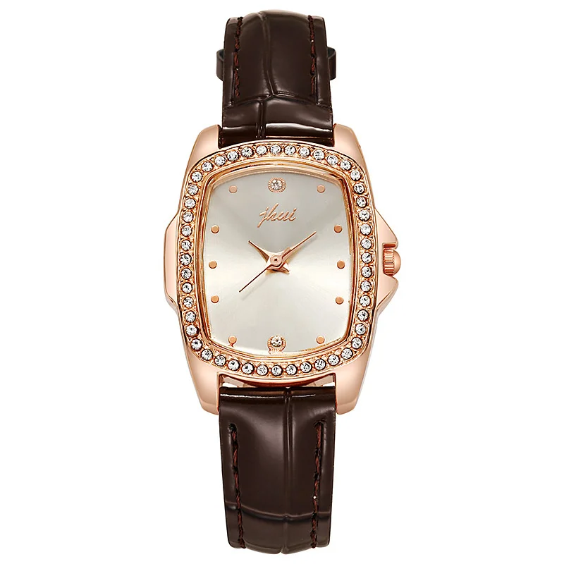 Quartz Watches For Women's Leather Strap Simple Diamond Case Fashionable And Fashionable Personality Casual Women Quartz Watches
Quartz Watches For Women's Leather Strap Simple Diamond Case Fashionable And Fashionable Personality Casual Women Quartz Watches