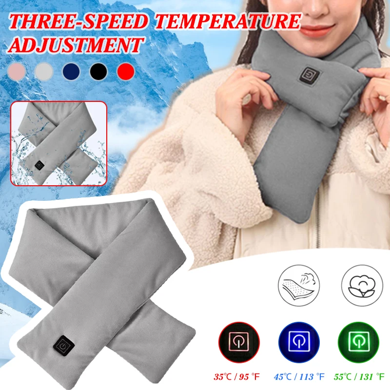 D2 Winter Heating Scarf For Women Men 3 Gear Adjustable Washable USB Outdoor Keep Warm Electric Heated Scarves Shawl Neck Unisex
D2 Winter Heating Scarf For Women Men 3 Gear Adjustable Washable USB Outdoor Keep Warm Electric Heated Scarves Shawl Neck Unisex