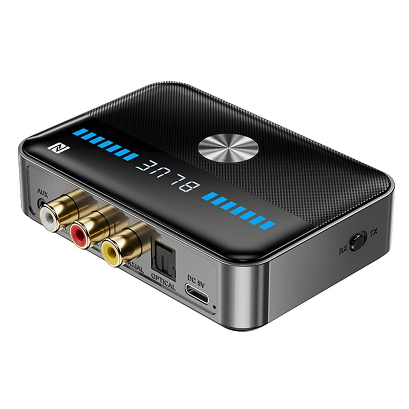 Bluetooth-приемник 5,3 дюйма, NFC, Bluetooth-адаптер, универсальный коаксиальный оптоволоконный черный Hi-Fi Bluetooth-передатчик
Bluetooth-приемник 5,3 дюйма, NFC, Bluetooth-адаптер, универсальный коаксиальный оптоволоконный черный Hi-Fi Bluetooth-передатчик