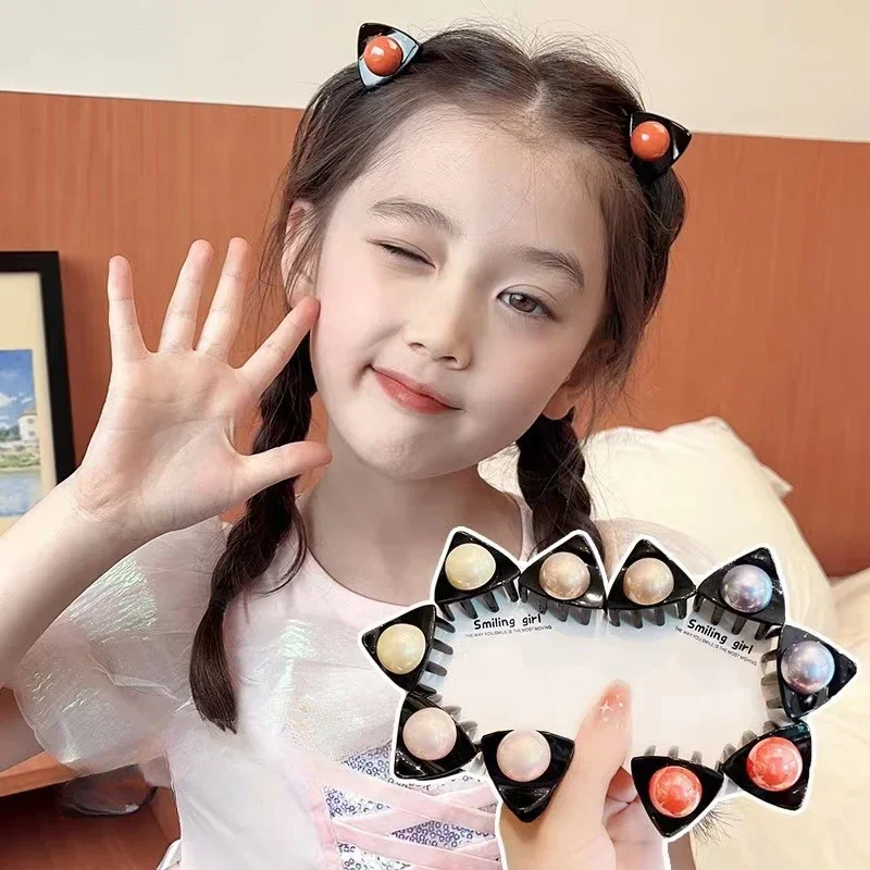 2pcs/set Cat Ear Shaped Small Grab Clip Women Princess Broken Hair Clip Girls Ponytail Hairpin Bangs Clip Sweet Hair Accessories 
2pcs/set Cat Ear Shaped Small Grab Clip Women Princess Broken Hair Clip Girls Ponytail Hairpin Bangs Clip Sweet Hair Accessories