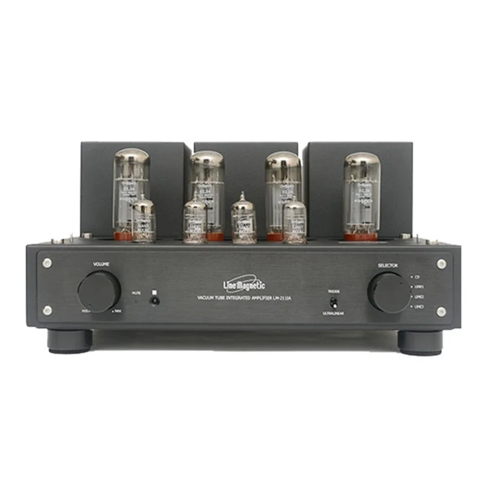 Line Tube Magnetic Amplifier LM-211IA Integrated EL34*4 Push-Pull Tube Amplifier 32W*2(Ultralinear) 15W*2(Triode) 
Line Tube Magnetic Amplifier LM-211IA Integrated EL34*4 Push-Pull Tube Amplifier 32W*2(Ultralinear) 15W*2(Triode)