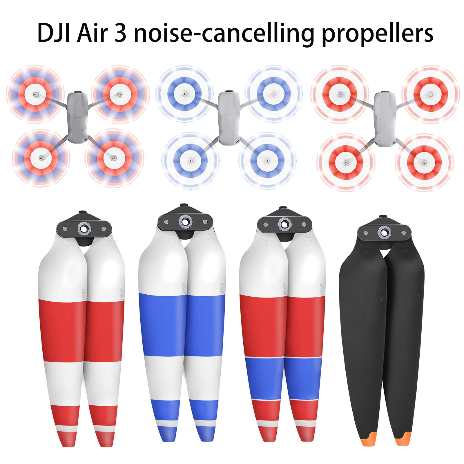 Для DJI Air 3 propeller 8747F бесшумное шумоподавление быстросъемное цветное лезвие защитная коробка аксессуары
Для DJI Air 3 propeller 8747F бесшумное шумоподавление быстросъемное цветное лезвие защитная коробка аксессуары