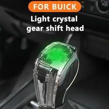 For Buick Regal Excelle XT Envision Encore crystal gear with light strip head gear lever shift knob modification charging