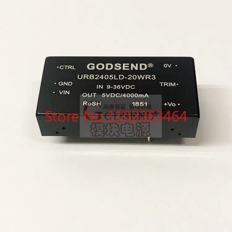DC-DC module power supply URB2405LD-20W input 9-36V 24V to 5V/4A isolation voltage stabilization 20W30W
DC-DC module power supply URB2405LD-20W input 9-36V 24V to 5V/4A isolation voltage stabilization 20W30W