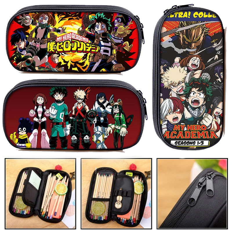 Japanese Anime My Hero Academia Printing Pencil Bag Canvas Boku No Hero Academia Cosmetic Cases Women Portable Storage Bag Gift
Japanese Anime My Hero Academia Printing Pencil Bag Canvas Boku No Hero Academia Cosmetic Cases Women Portable Storage Bag Gift