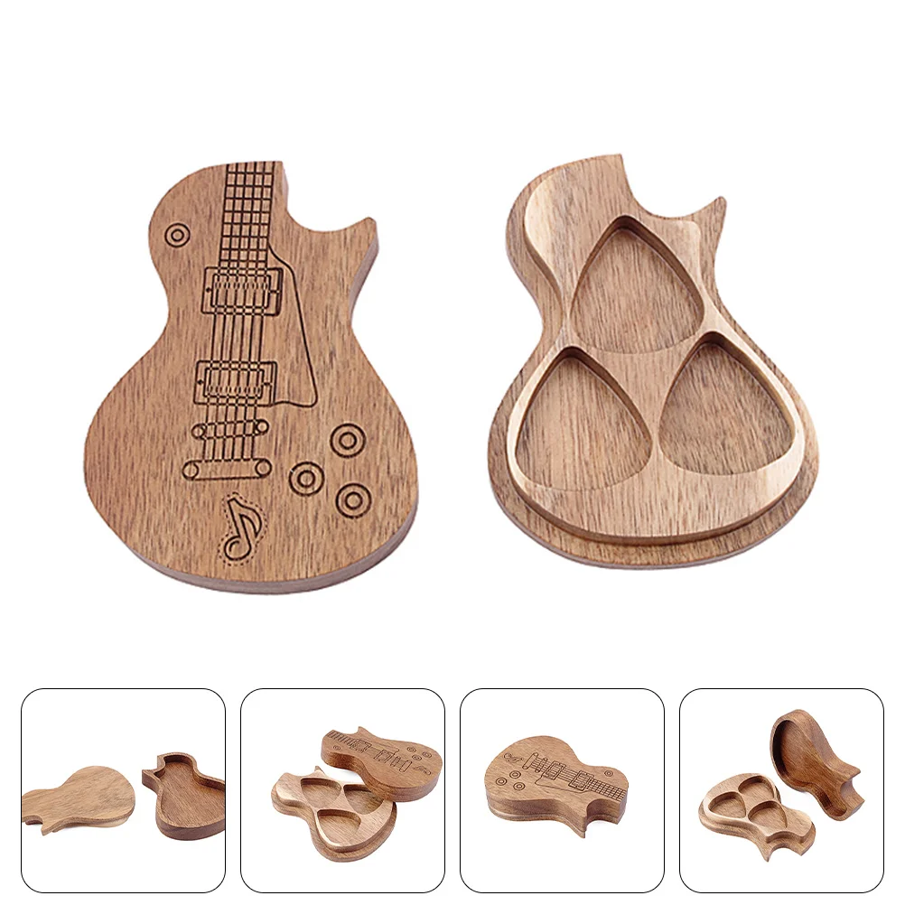Guitar Top and Bottom Cover Pick Case Handmade Wooden Ukulele Picks For Guitarist Music Lovers Gifts (Light Brown)
Guitar Top and Bottom Cover Pick Case Handmade Wooden Ukulele Picks For Guitarist Music Lovers Gifts (Light Brown)