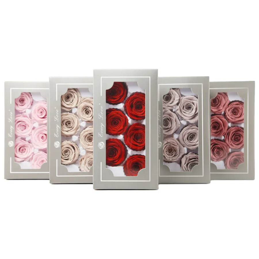 6Pcs/box Dried Roses Head Flower Natural Eternal Real Flowers Florist for Wedding Decoration Decor Boho Home DIY Bouquet Gift
6Pcs/box Dried Roses Head Flower Natural Eternal Real Flowers Florist for Wedding Decoration Decor Boho Home DIY Bouquet Gift