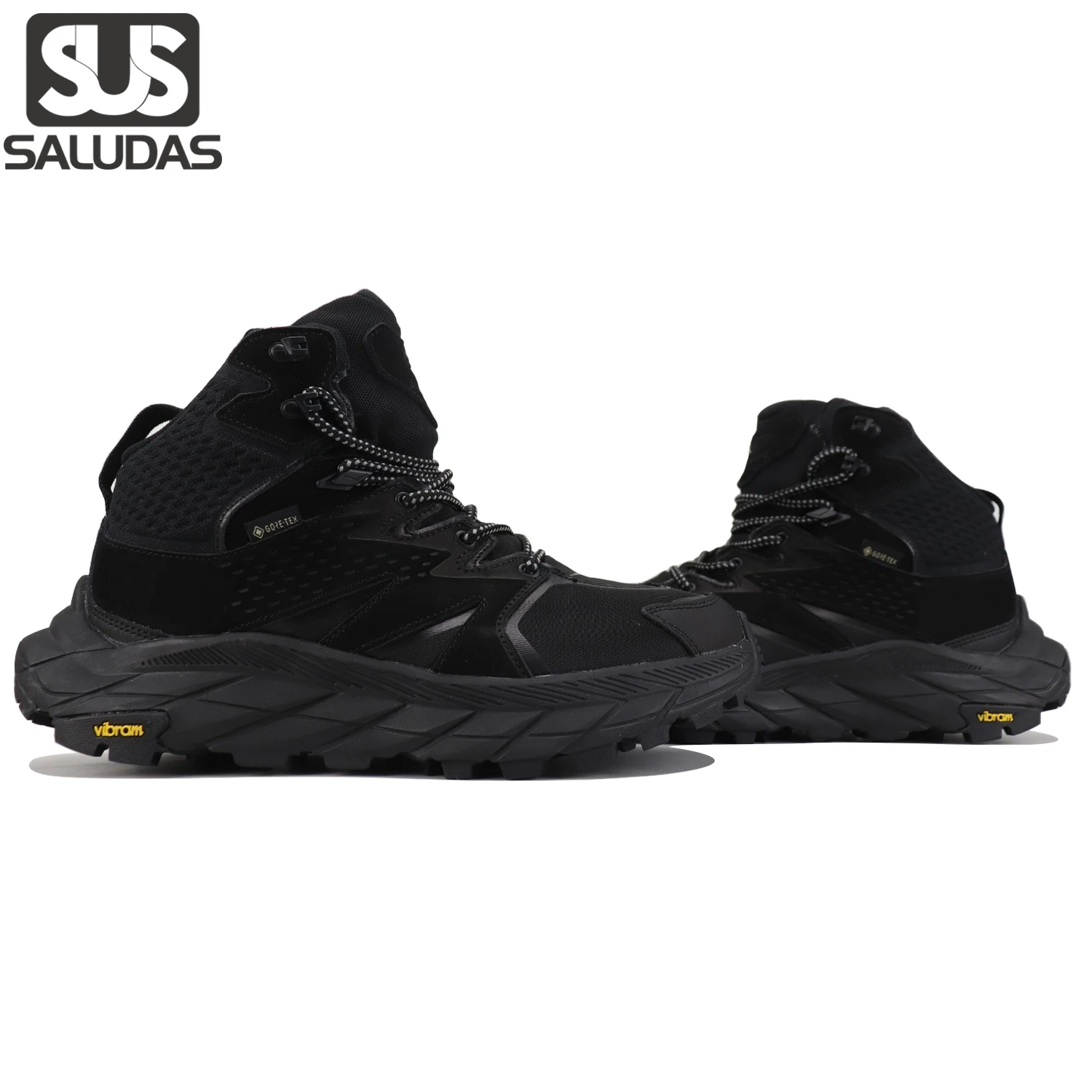 

SALUDAS Anacapa Mid GTX Waterproof Men Hiking Shoes Outdoor Non-slip Camping Trekking Shoes High Top Climbing Boots for Male