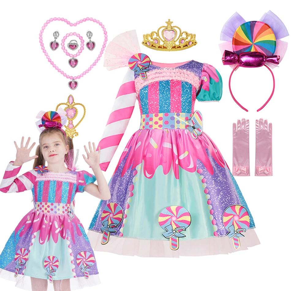 3-10Y Prium Princess Candy Dress Princess Girl Lollipop Party Clothing Kids Cosplay Fancy POP Floral Costume Children Clothing
3-10Y Prium Princess Candy Dress Princess Girl Lollipop Party Clothing Kids Cosplay Fancy POP Floral Costume Children Clothing