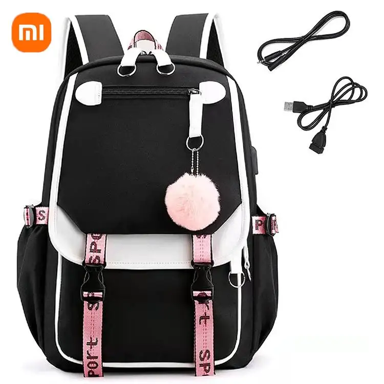 Рюкзак Xiaomi для девочек-подростков, Портативная сумка с USB-зарядкой для учащихся средней школы, с разъемом для наушников, 35 л
Рюкзак Xiaomi для девочек-подростков, Портативная сумка с USB-зарядкой для учащихся средней школы, с разъемом для наушников, 35 л