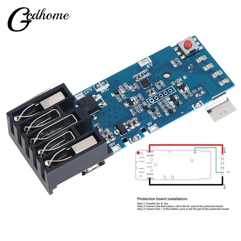 1PC High Quality M18 Battery PCB Board Charging Protection Circuit Board for Milwaukee M18 Circuit Board
1PC High Quality M18 Battery PCB Board Charging Protection Circuit Board for Milwaukee M18 Circuit Board