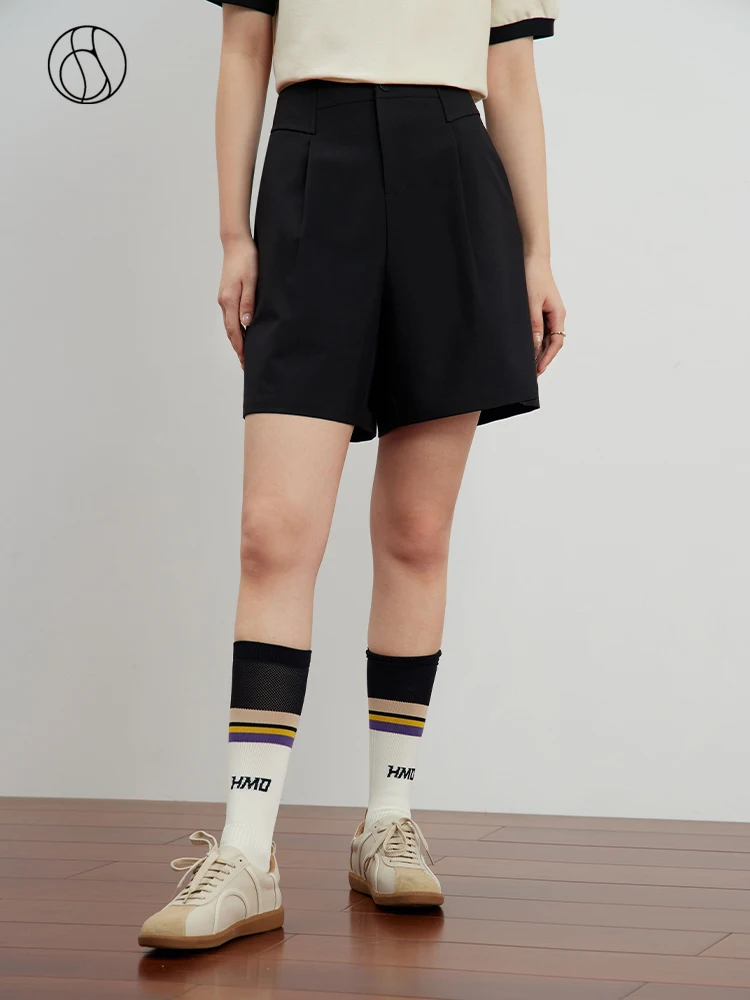 DUSHU French Office Lady Casual Fashion Shorts Summer 2023 New Style Versatile High Waist Short Pants For Women Black Loose
DUSHU French Office Lady Casual Fashion Shorts Summer 2023 New Style Versatile High Waist Short Pants For Women Black Loose