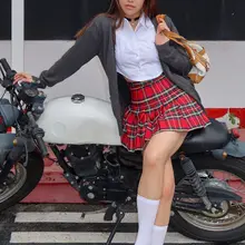 HOUZHOU Vintage Red Plaid Skirt Women Y2K Preppy Style Cute Korean Fashion High Waist A-line Pleated Mini Skirts Harajuku E Girl
HOUZHOU Vintage Red Plaid Skirt Women Y2K Preppy Style Cute Korean Fashion High Waist A-line Pleated Mini Skirts Harajuku E Girl