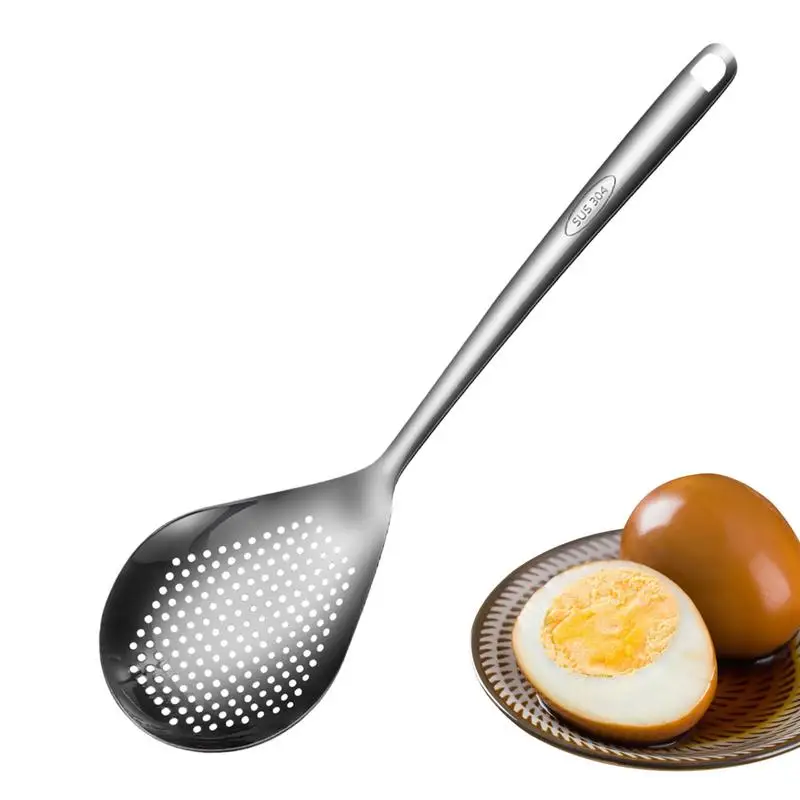 Skimmer Spoon Ergonomic Handle Slotted Colander Spoon Cooking Skimmer Spoon Slotted Spoons Skimmer For Cooking Metal Strainer
Skimmer Spoon Ergonomic Handle Slotted Colander Spoon Cooking Skimmer Spoon Slotted Spoons Skimmer For Cooking Metal Strainer
