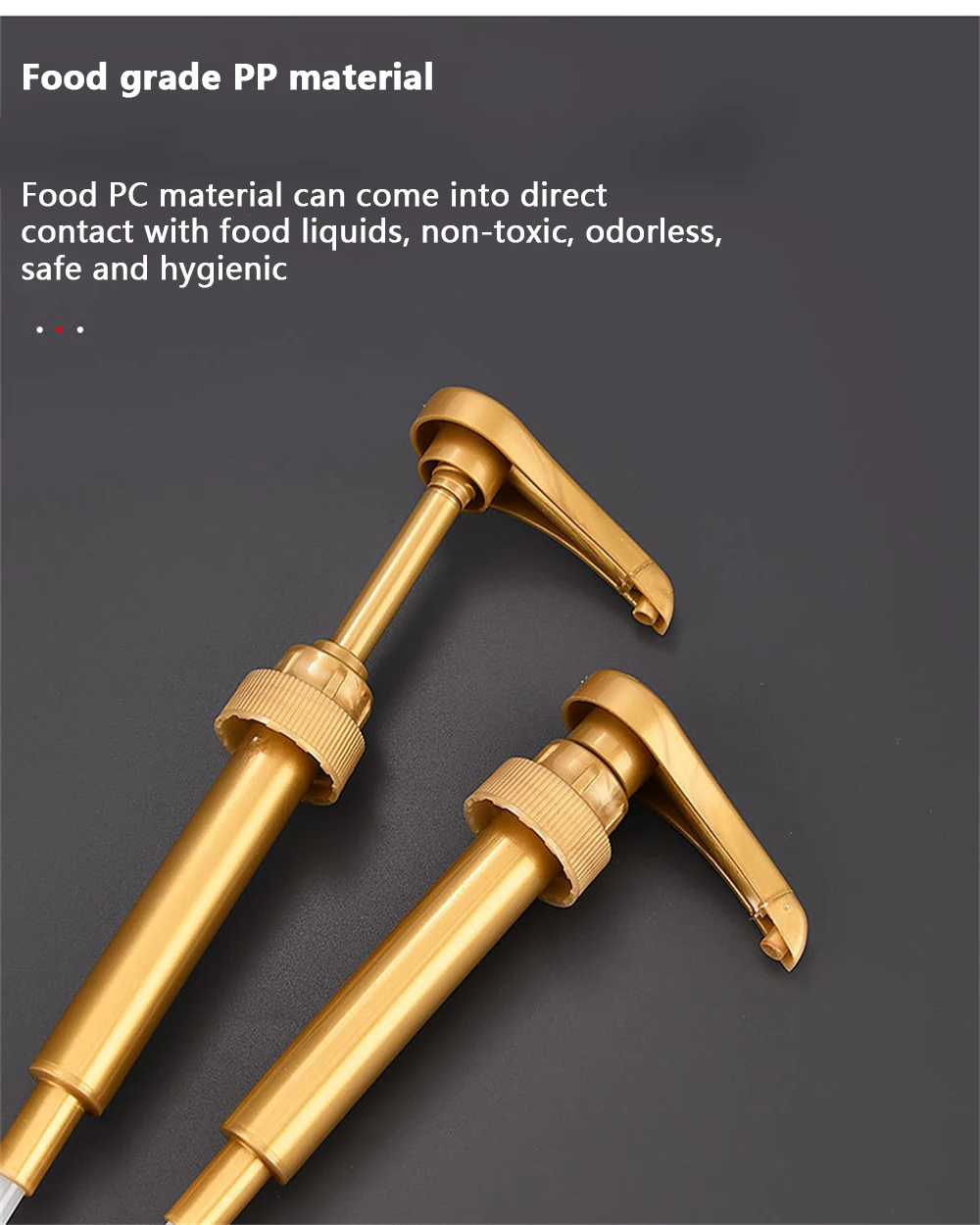 Generic 1/5 Pcs Coffee Dispenser Syrup Pump Milk Tea Liquid Dispenser