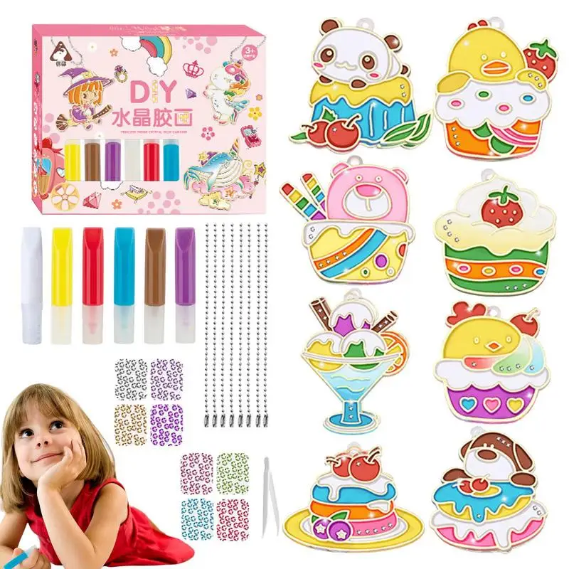 Crystal Painting For Kids 3D Crystal Pendant Painting Set Kids And Adults Baking-free Glue Painting DIY Graffiti Crafts Fun
Crystal Painting For Kids 3D Crystal Pendant Painting Set Kids And Adults Baking-free Glue Painting DIY Graffiti Crafts Fun