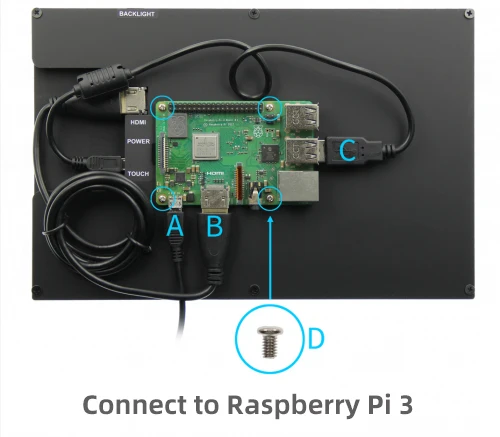 10.1 Inch IPS LCD for Raspberry Pi 5 / 4 Touch Screen 1024x600 / 1280x800 Display with Holder Monitor for Raspberry Pi 5 4B PC 10.1 Inch IPS LCD for Raspberry Pi 5 / 4 Touch Screen 1024x600 / 1280x800 Display with Holder Monitor for Raspberry Pi 5 4B PC