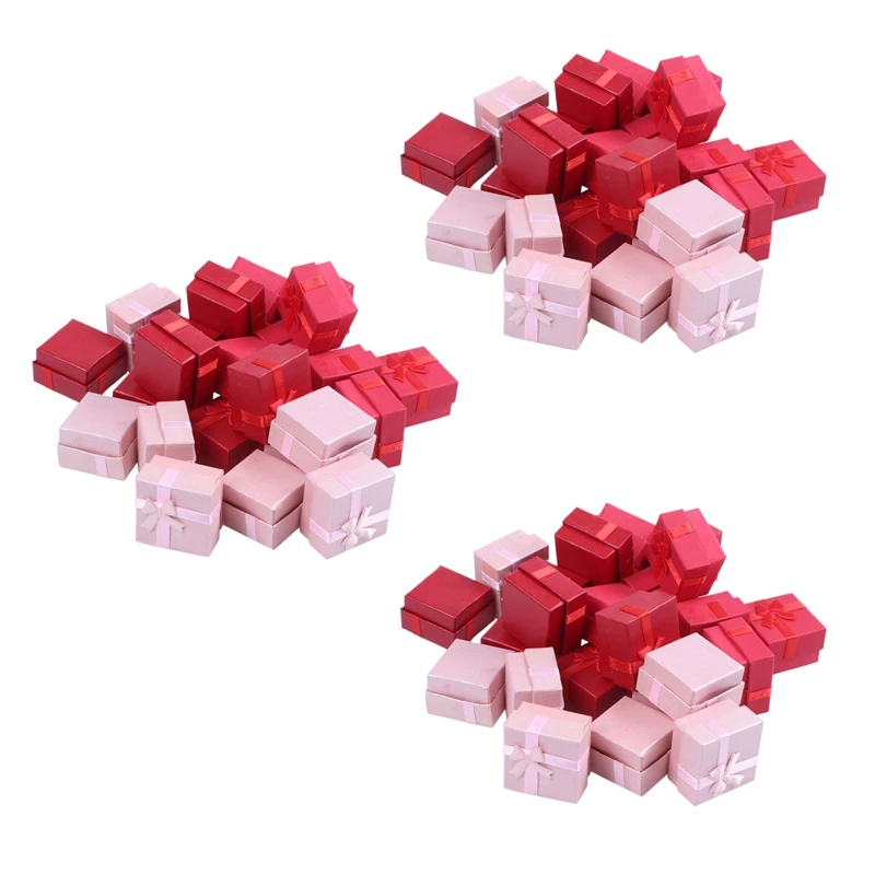 72-Piece Gift Box Set - Square Ring Jewelry Box For Anniversaries, Weddings, Birthdays, Assorted Colors
72-Piece Gift Box Set - Square Ring Jewelry Box For Anniversaries, Weddings, Birthdays, Assorted Colors