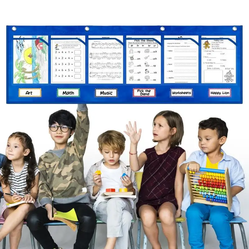 Hanging File Organizer For Classroom Horizontal Wall Pocket Charts With Labels Paper Organizer With 6 Clear Pockets For Home
Hanging File Organizer For Classroom Horizontal Wall Pocket Charts With Labels Paper Organizer With 6 Clear Pockets For Home