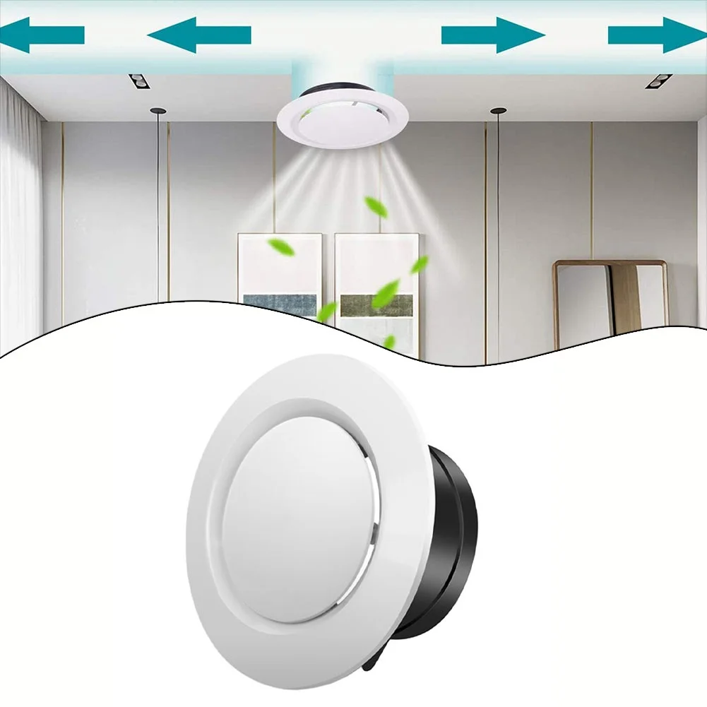 1pc Exhaust Hood Air Vent Extract Valve Grille Round Diffuser Ducting Ventilation-Cover 75/100/125/150/200mm
1pc Exhaust Hood Air Vent Extract Valve Grille Round Diffuser Ducting Ventilation-Cover 75/100/125/150/200mm