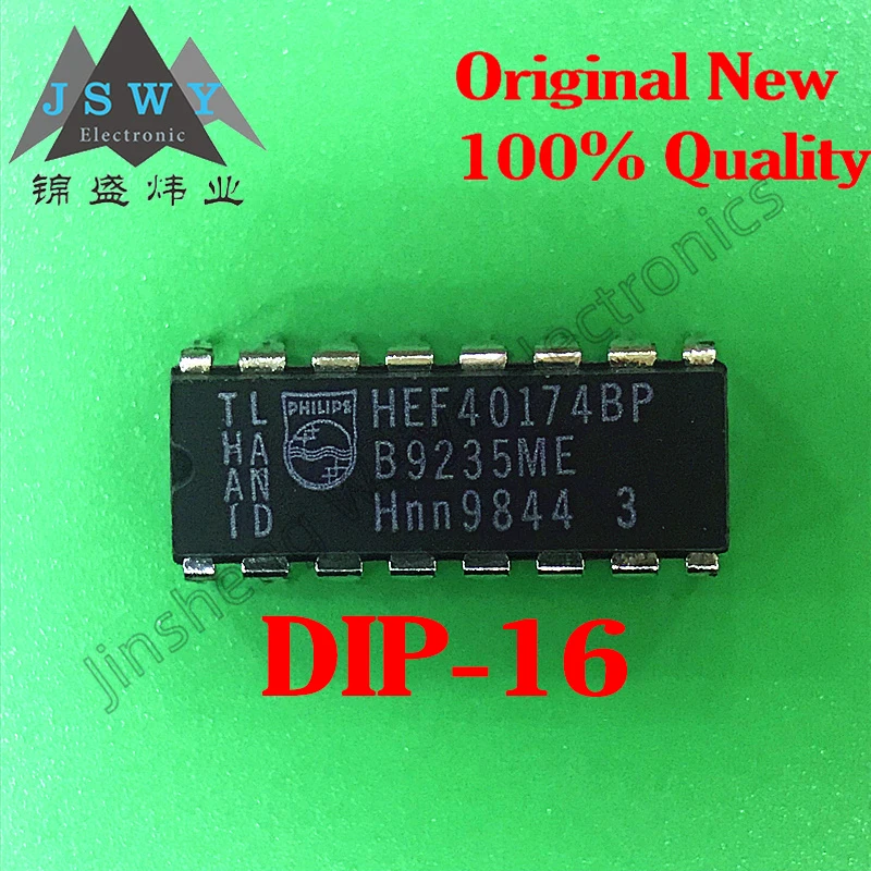 

5PCS HEF40174BP HEF40174 CD40174BE CD40174BCN 100% Brand New Original Direct Plug DIP16 Flip Flop IC In Stock Free Shipping