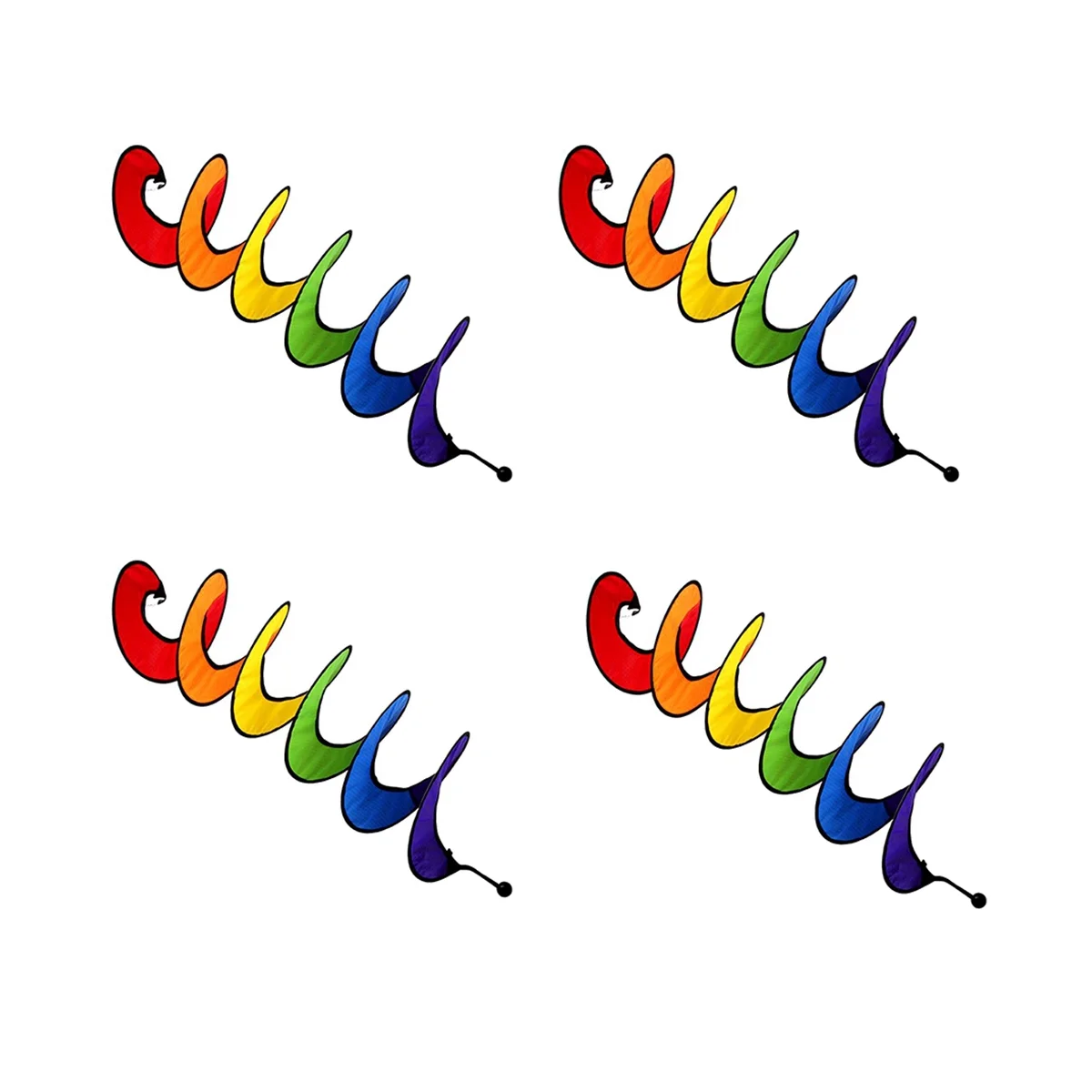 4X Spiral Wind Spinner for Yard Garden Camping, Colorful Hanging Spiral Spinner Decoration for Outdoor Camping(Rainbow)
4X Spiral Wind Spinner for Yard Garden Camping, Colorful Hanging Spiral Spinner Decoration for Outdoor Camping(Rainbow)