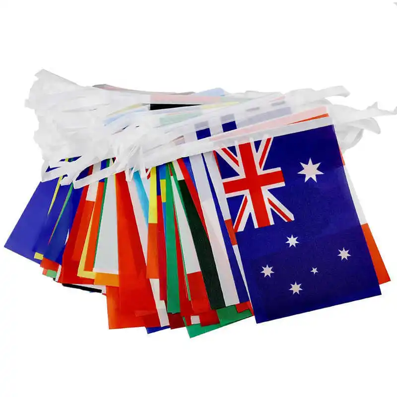 Hanging National Flag 100 Different Countries 14x21cm Small Rectangle Decorative String Flags For Home Party Store Office Bar
Hanging National Flag 100 Different Countries 14x21cm Small Rectangle Decorative String Flags For Home Party Store Office Bar