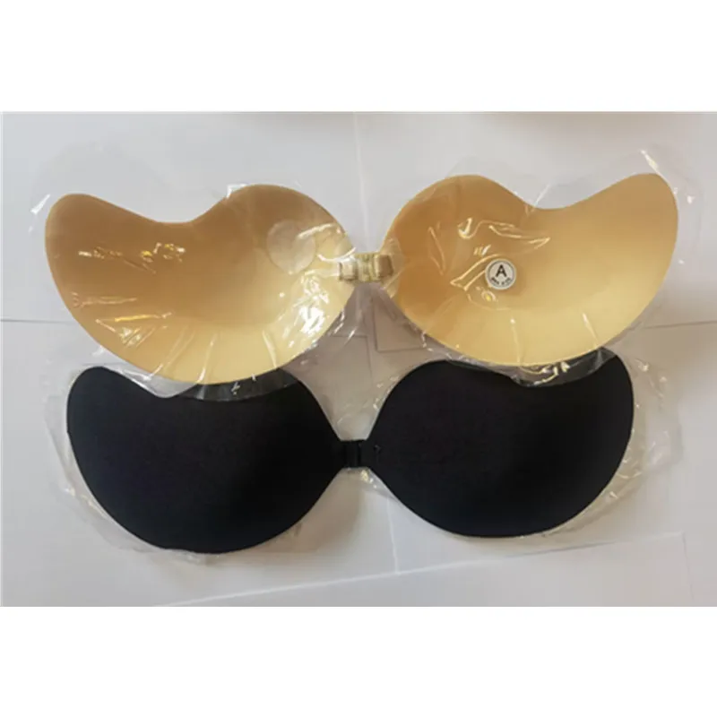 

1PC Mango Shape Silicone Chest Stickers Lift Up Nude Bra Self Adhesive Strapless Breast Petals Invisible Cover Pad Underware