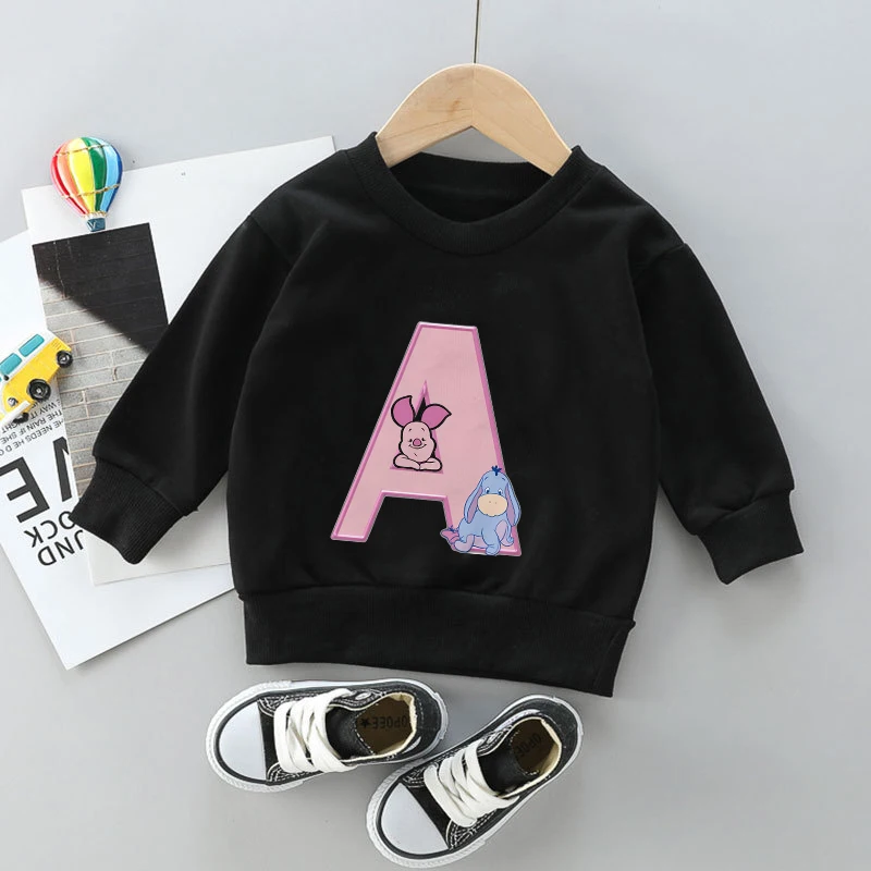 Piglet Eeyore Letter A-Z Children Sweatshirts Pullover Winnie The Pooh Cartoons Anime Casual Clothes Girls Boys Kid Kawaii Tops
Piglet Eeyore Letter A-Z Children Sweatshirts Pullover Winnie The Pooh Cartoons Anime Casual Clothes Girls Boys Kid Kawaii Tops