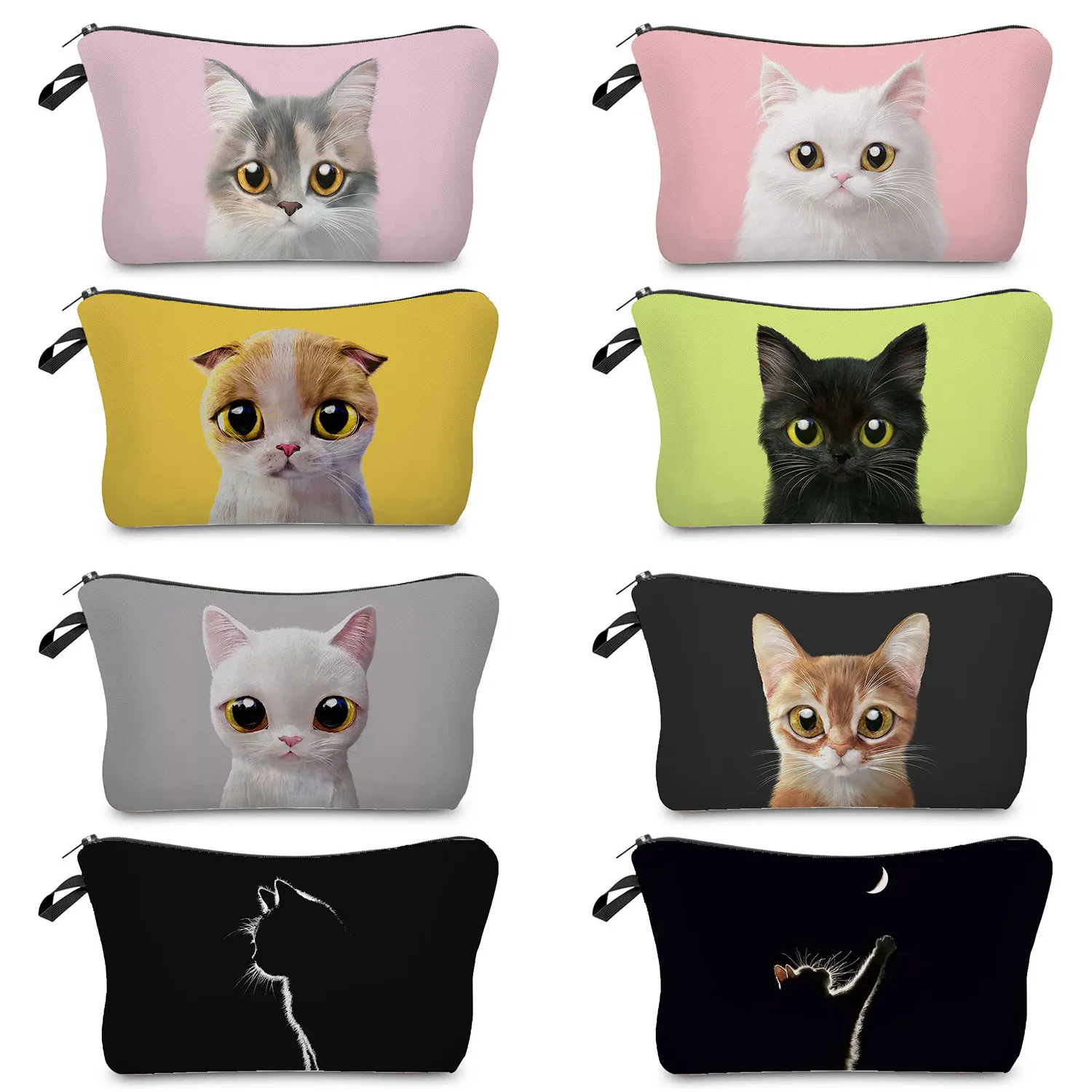 Travel Custom Made Makeup Bag for Women Cosmetic Bag Personalized Cartoon 3D Cat Print School Teacher Gift Organizer Pouch Bag
Travel Custom Made Makeup Bag for Women Cosmetic Bag Personalized Cartoon 3D Cat Print School Teacher Gift Organizer Pouch Bag