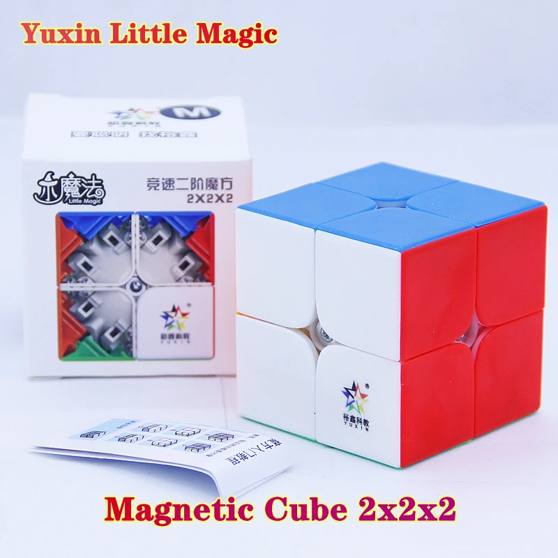 Yuxin Little Magic M Magnetic 2x2x2 Cube Speed Puzzle cube YX little magic 2x2 Adults Magnets Cubo Game cubes Toys Kids Gifts
Yuxin Little Magic M Magnetic 2x2x2 Cube Speed Puzzle cube YX little magic 2x2 Adults Magnets Cubo Game cubes Toys Kids Gifts