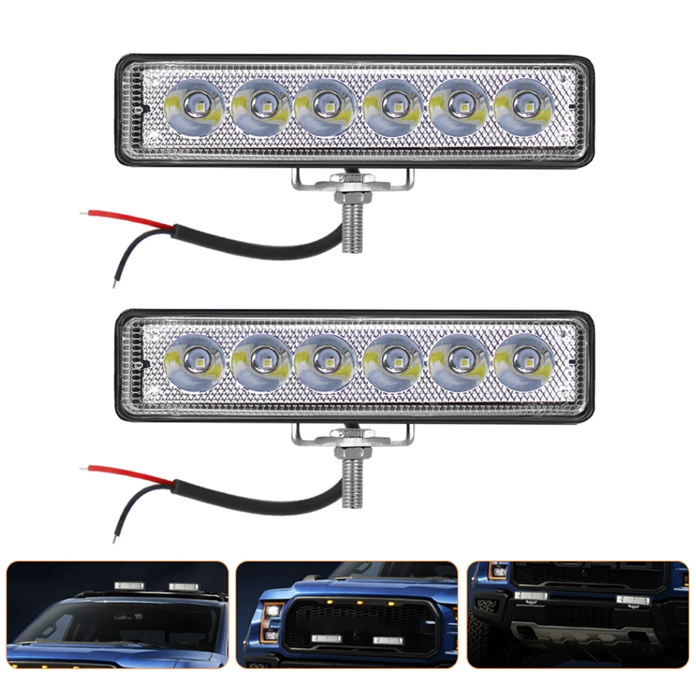 1Pc/2Pcs Work Light Bar 12V 24V Auxiliary Lamp 6LED Single Rod Pod Spot Light Fog Lamp For Car Truck Off-road ATV Accessories
1Pc/2Pcs Work Light Bar 12V 24V Auxiliary Lamp 6LED Single Rod Pod Spot Light Fog Lamp For Car Truck Off-road ATV Accessories