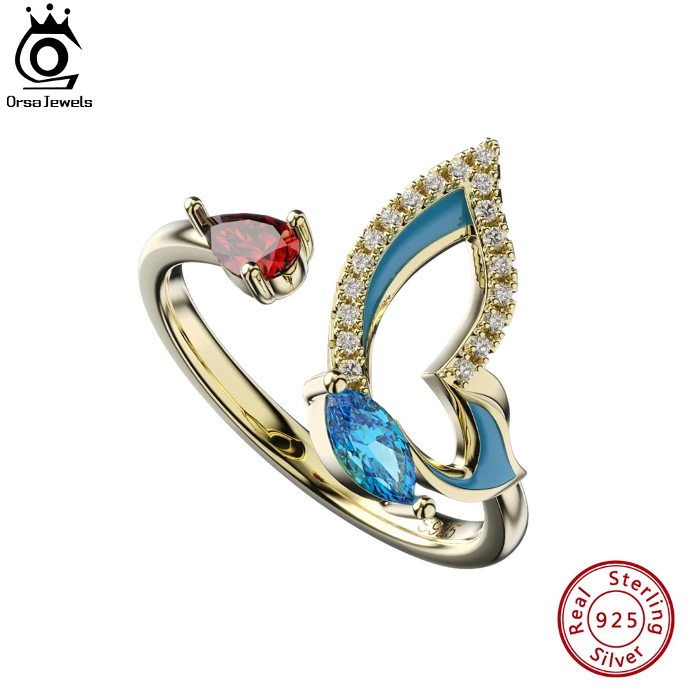 ORSA JEWELS 925 Sterling Silver Shiny CZ Butterfly Band Rings for Women Elegance Anniversary Birthday Jewelry Gifts EQR40
ORSA JEWELS 925 Sterling Silver Shiny CZ Butterfly Band Rings for Women Elegance Anniversary Birthday Jewelry Gifts EQR40