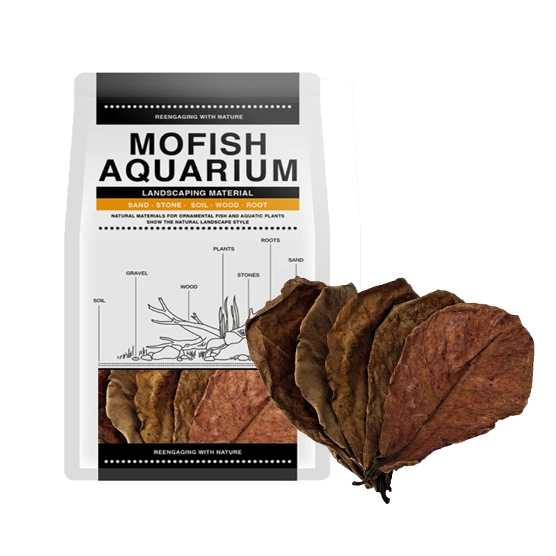 

Natural Catappa Leaves Fish Tanks Cleaning Aquarium Adjust PH More Natural