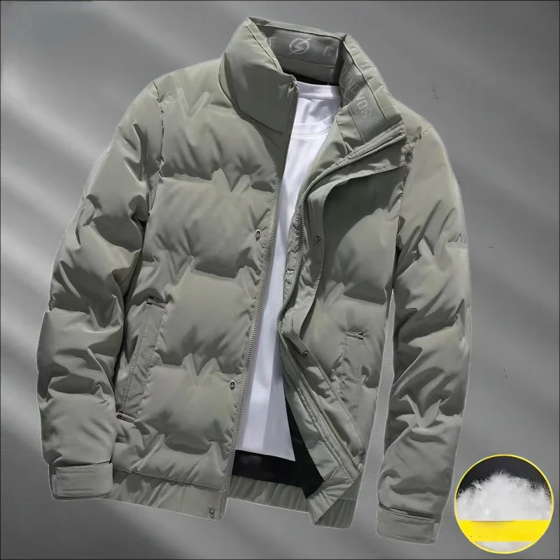 Down Jacket Men Winter Warm Down Coat Windproof Stand-up Collar Bomber Zipper Parkas Lightweight Jacket Thick Men's Clothing
Down Jacket Men Winter Warm Down Coat Windproof Stand-up Collar Bomber Zipper Parkas Lightweight Jacket Thick Men's Clothing