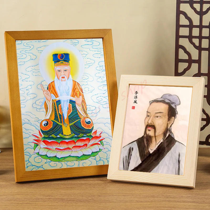 

Статуи Сан-Гуань да ди Taoist, картины и украшения, изысканные религиозные украшения по фэн-шуй