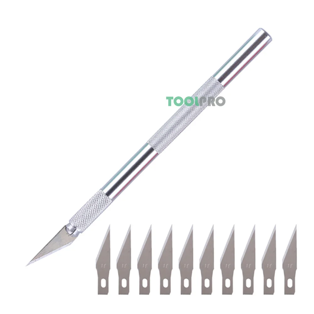 Wood Paper Cutter Pen Knife Scalpel Steel Blades Engraving Knives for Crafts Arts Drawing DIY Repair Hand Tools Wholesale Price 
Wood Paper Cutter Pen Knife Scalpel Steel Blades Engraving Knives for Crafts Arts Drawing DIY Repair Hand Tools Wholesale Price