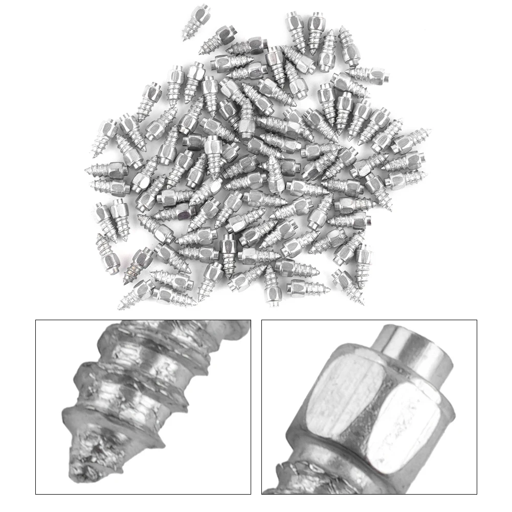 100x9mm Screw Tire Stud Snow Spikes Racing Track Tire Ice Studs Car Truck ATV Snow Tire Nails For Non-skid Bicycle Tires
100x9mm Screw Tire Stud Snow Spikes Racing Track Tire Ice Studs Car Truck ATV Snow Tire Nails For Non-skid Bicycle Tires