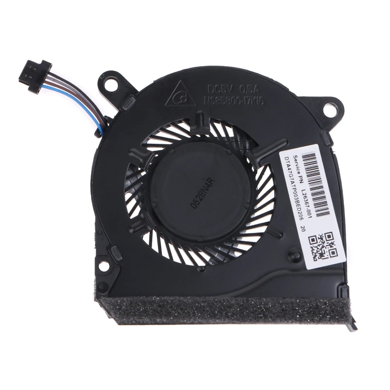 Notebook CPU Cooling Fan Accessories for HP 14-CE Series Fan L26367-001 CPU Radiator 5V 0.5A 4 Pin Laptop Cooler Fan
Notebook CPU Cooling Fan Accessories for HP 14-CE Series Fan L26367-001 CPU Radiator 5V 0.5A 4 Pin Laptop Cooler Fan