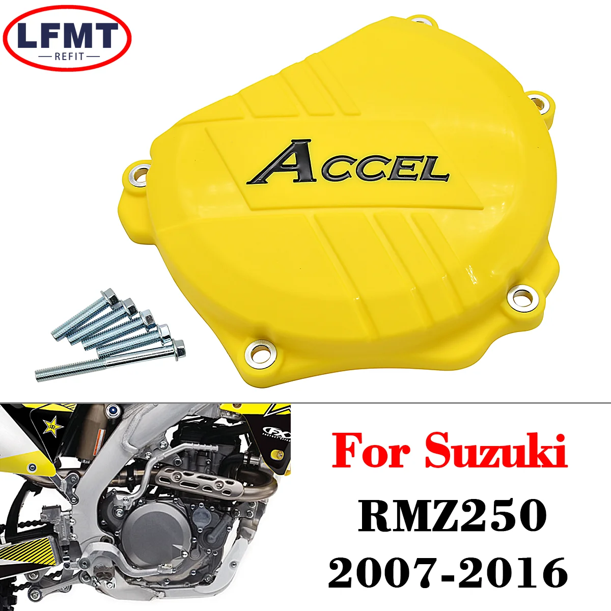 

Motorcycle Clutch Guard Cover Protector For For Suzuki RMZ250 RM Z250 RMZ 250 2007 2008 2009 2010 2011 2012 2013 2014 2015 2016