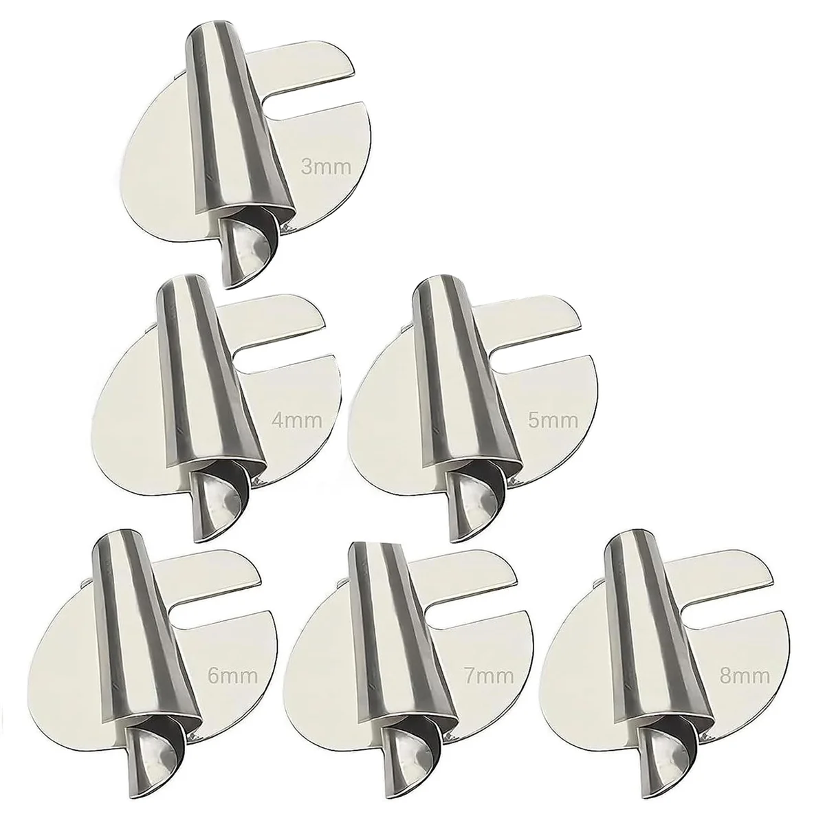 6Pcs Sewing Rolled Hemmer Foot, 3mm-8mm 6 Sizes Wide Rolled Pressure Foot Sewing Machine Presser Foot Hemmer Foot
6Pcs Sewing Rolled Hemmer Foot, 3mm-8mm 6 Sizes Wide Rolled Pressure Foot Sewing Machine Presser Foot Hemmer Foot